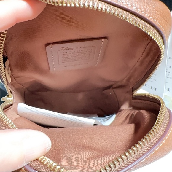 Disney X Coach Track Pack 14 In Signature Jacquard With Mickey Mouse Print cm721 - Picture 5 of 9